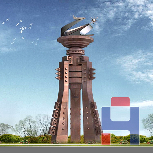 创意不锈钢雕塑造型125